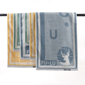 คิม ไรอัน แจ็คการ์ดผ้าเช็ดหน้า 34x74 ซม. ผ้าฝ้ายดูดซับน้ำได้ดี ผ้าเช็ดตัวสำหรับใช้ในบ้าน - Product Image 3