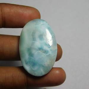 100% naturel Larimar Cabochon en vrac véritable lot de pierres précieuses précieuses mélange forme et taille pour la fabrication de bijoux utilisation en vrac prix OEM - Product Image 5