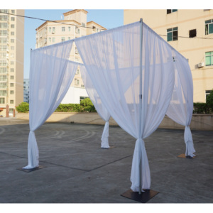 Telescopic portable drape and pipe kit <b>backdrop</b> <b>stand</b> for studio exhibition - Product Image 3