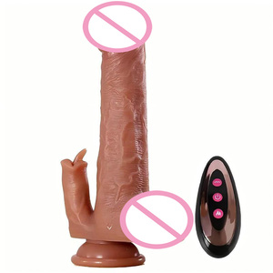 360-degree dönen yapay penis dil yalama yapay penis kadın tam otomatik teleskopik isıtma yapay penis mastürbasyon eğlenceli seks oyuncakları - Product Image 1