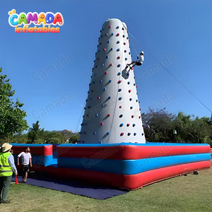 Mur d'escalade gonflable en gros, qualité commerciale, jeu d'aventure en montagne pour événements en plein air - Product Image 2