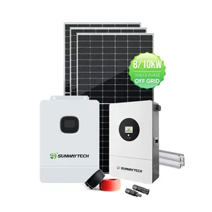 10KW Wall Mounted Off-Grid Solar Power System for Home Battery Operated Energy System