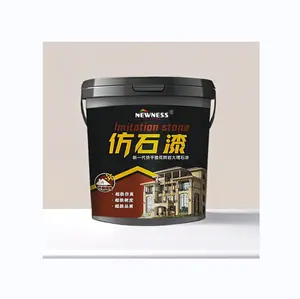 Paint Supplier Good Dirt-resistance exterior wall imitation stone paint
