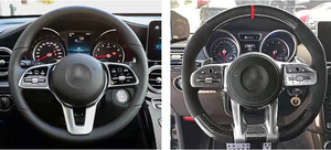 ไม่มีสินค้าในสต็อก ผลิตภัณฑ์ OEM เท่านั้น อุปกรณ์ตกแต่งภายในรถยนต์ พวงมาลัยคาร์บอนไฟเบอร์ - Product Image 6
