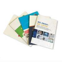 Brochures en papier couché imprimées sur mesure en gros, catalogue d'entreprise couleur pleine, reliure agrafée ou cousue, impression OEM