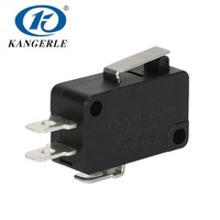 Micro-interrupteur KANGERLE KW3-6A-1C SPDT à action rapide 0,1A 250VAC à levier long miniature
