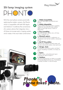 Sistema de Imagenología de Lámpara de Hendidura Inteligente de Alta Compatibilidad, Sin Necesidad de <span class=keywords><strong>PC</strong></span>, Compatible con Dispositivos Móviles <span class=keywords><strong>para</strong></span> Revisión Ocular - Product Image 4