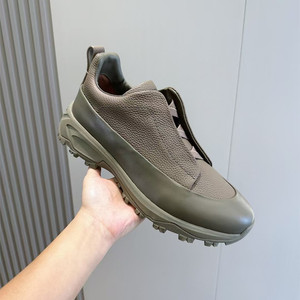 Zapatos Casuales de Negocios para Hombre, Sin Cordones, de Piel Vacuna, con Suela Gruesa Antideslizante, Color Sólido, con Función de Aumento de Altura - Product Image 4