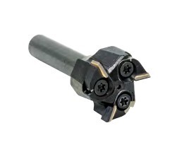 Corps de fraisage de module avec inserts interchangeables Inserts de coupe en forme de PCD Diamètre 12.00mm Longueur d'utilisation 20 mm Longueur totale 65 mm - Product Image 4