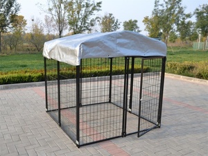 Cages pour chiens avec <span class=keywords><strong>porte</strong></span> en treillis métallique soudé pour chiens Premium Pet Houses - Product Image 3