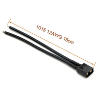 Connecteur de batterie mâle Amass XT60 noir pour drone FPV avec câble en PVC 12AWG – Vente en gros à chaud