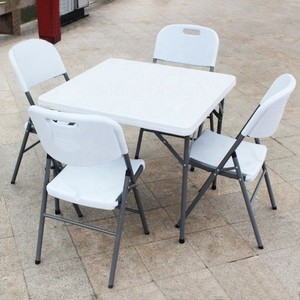 Juego <span class=keywords><strong>de</strong></span> Mesa <span class=keywords><strong>de</strong></span> Comedor, Diseños <span class=keywords><strong>de</strong></span> Muebles para Exteriores, <span class=keywords><strong>Alquiler</strong></span>, Mesa <span class=keywords><strong>de</strong></span> Comedor Rectangular Plegable para Banquetes, Mesa <span class=keywords><strong>de</strong></span> Plástico para Bodas con Patas <span class=keywords><strong>de</strong></span> Metal - Product Image 3