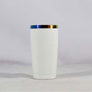 แก้วน้ำเก็บความร้อนแบบพกพา ขนาด 20 ออนซ์ ผนังสองชั้นเคลือบอลูมิเนียมด้วยวิธีพ่นสีฝุ่น เป็นมิตรกับสิ่งแวดล้อม พร้อมฝาปิด สำหรับเดินทางและเป็นของขวัญ ลดราคาพิเศษ รับทำโลโก้ตามสั่ง - Product Image 6