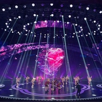 GINYU LED Kinetic Ball Lights Lifting Ball Stage Lights for Party Performance Concert
