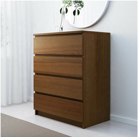Armoire de rangement à 3 tiroirs, facile à assembler, nouvelle conception, commode à roulettes pour la maison