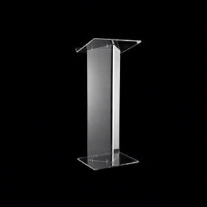 Pupitre de présentation professionnel en acrylique pour salle de réunion, support moderne pour présentations à prix avantageux, provenant d'une usine chinoise. - Product Image 1