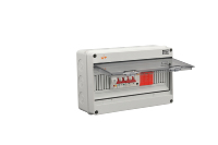 Boîtier de distribution étanche en ABS basse tension blanc DB-BOX3 IP65 pour montage sur rail DIN Protection des circuits