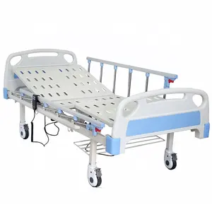 Hastane mobilyası 2 fonksiyon iki elektrikli hasta hemşirelik tıbbi bakım hastane yatağı