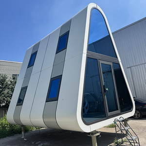Hotel e appartamenti modulari a doppio strato in acciaio per attrazioni turistiche case triangolari centri commerciali - Product Image 5