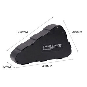 ชุดแปลงจักรยานไฟฟ้าพร้อมแบตเตอรี่ลิเธียมทรงสามเหลี่ยมสำหรับจักรยานไฟฟ้า48โวลต์52โวลต์28ah 20ah ปรับแต่งได้ - Product Image 1