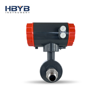 Medidor de Flujo Electromagnético Roscado con Revestimiento de PTFE para Líquidos Químicos Corrosivos, Agua, Líquidos Residuales Industriales, Soporte OEM