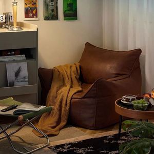 Excluding Fillers One Seat Modern Leisure <b>Small</b> Apartment Bean Bag <b>Sofa</b> Living Room <b>Bedroom</b> Balcony Chair - Product Image 2