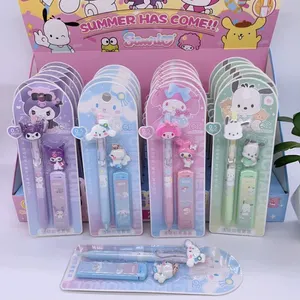 2024 Sanrioed Mechanical Pencils My Melody Kuromi Cinnamoroll 0.5mm Automatic Pencils stationery sets