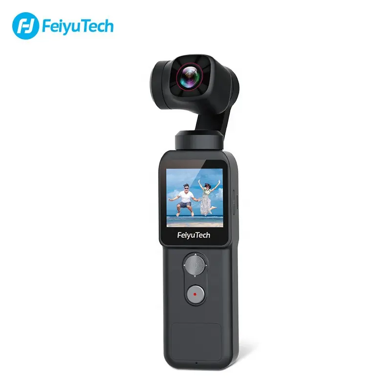 FeiyuTech Pocket 2 Camera Feiyu 3-Axis Gimbal Stabilizer Camera 4K Magnetic Body Anti-Shake Breakpoint Shooting Camera