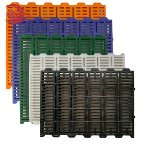 Domuz çiftliği ekipmanları çok renkli farklı boyutları stilleri çift kiriş için plastik çıtalı zemin domuz keçi koyun hayvan - Product Image 1