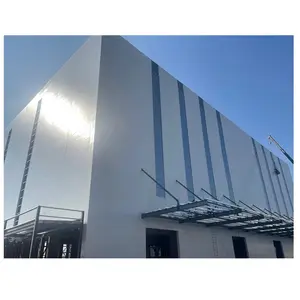 Diseño de cobertizo Industrial de bajo coste, estructura de acero prefabricada, almacén de China