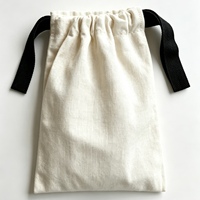 Sac de rangement en coton et lin avec cordon de serrage, personnalisable avec logo, pour bijoux et grains de café, vente en gros