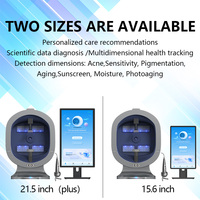Skin Management X5Pro Escáner de piel Detector de humedad Análisis de pigmento de acné Luz UV Analizador de piel para uso clínico