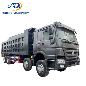 מכירת חיסול משאיות עפר משומשות SINOTRUK <span class=keywords><strong>HOWO</strong></span> 8x4 12 גלגלים דיזל 40-60 טון לעבודות כרייה ועבודות עפר - Product Image 1