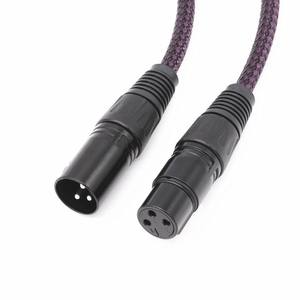 Fourniture OEM <span class=keywords><strong>XLR</strong></span> 3 broches mâle à femelle Nylon tressé Console de mixage durable Microphone à condensateur Câble audio équilibré sans bruit - Product Image 2