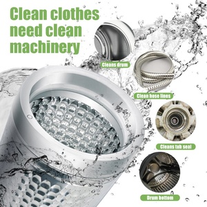 Nhà Sản Xuất Bụi Bẩn Và Bụi Bẩn Loại bỏ Làm Sạch Sâu Giải Pháp Máy Giặt Cleaner Máy Tính Bảng Cho Ông Top Tải & Front Loader Máy Giặt - Product Image 5