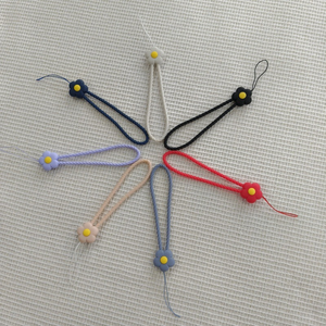 Cadena colgante de silicona con patrón de flores tejidas de salida de fábrica: llavero USB corto, multifuncional, personalizado y creativo - Product Image 2