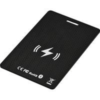 Carte de suivi de portefeuille de carte de suivi d'air sans fil rechargeable OEM compatible avec la communication «Find My» d'Apple iPhone