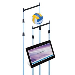 Volleyball Passing Tester Translucent Blue <b>Plastic</b> Training Equipment For <b>General</b> Use - Product Image 1