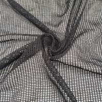 100% tissu de maille de coton blanc biologique tissu de dentelle de sac d'épicerie recyclé avec de petits carrés pour la nourriture et d'autres fins