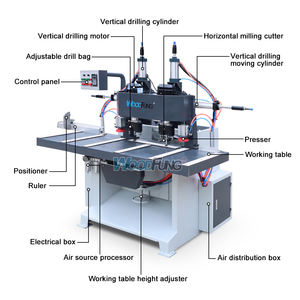 Máquina Mortajadora de Doble Cabezal para Cerraduras de Puertas de Madera Mxz2060b - Product Image 6