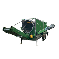 Cribleuse mobile à tambour rotatif pour compost et terre