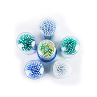 Consommable dentaire microscopique de microbrosse dentaire en plastique jetable de haute qualité