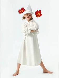 Disfraz de Fantasma para Niñas, Divertido Vestido de Espíritu de la Noche Oscura para Halloween, Traje para Actuaciones en Escenario - Product Image 2
