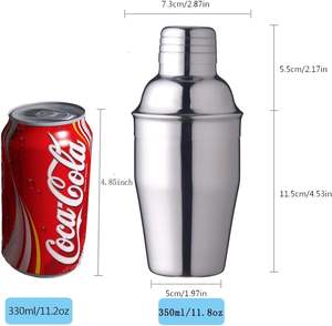 Coctelera Profesional de Acero Inoxidable para Martini de 350 ml, Precio al por Mayor, para Bartenders - Product Image 3