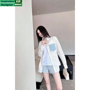 Camisas Elegantes de Seda para Mulheres com Manga Longa e Botões, Blusas Casuais Soltas em Cores Sólidas para Uso Diário - Product Image 4
