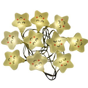 Mini-lampes LED étoiles mignonnes, style célébrité internet, cœur de fille, dessin animé 3D, lumières romantiques colorées clignotantes, décoration de chambre - Product Image 5