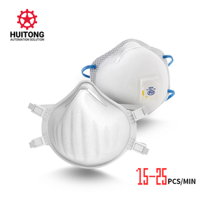 Sangles de tête entièrement automatiques <span class=keywords><strong>FFP2</strong></span> Protège-dents en forme de coupe <span class=keywords><strong>Masque</strong></span> respiratoire à particules avec valve respiratoire pour machine de sécurité - Product Image 6