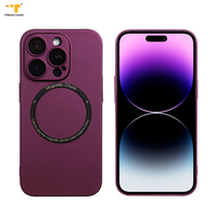 Étui de téléphone portable PC Durable de luxe pour iPhone 14 avec protection de caméra en caoutchouc INS Sublimation vierge galvanoplastie