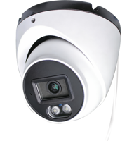 Cámara de Seguridad Analógica Tipo Torreta de 2MP para Exteriores, 4 en 1 (TVI/CVI/AHD/CVBS), Visión Nocturna IR, Micrófono Integrado, IP67, Lente de 2.8mm, Totalmente Metálica, NTSC