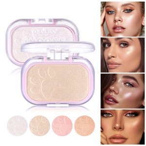 Iluminadores de Maquillaje al por Mayor, Marca Privada, Polvo <span class=keywords><strong>Iluminador</strong></span> Brillante, <span class=keywords><strong>Iluminador</strong></span> Rosa, Paleta Individual con Logotipo - Product Image 3